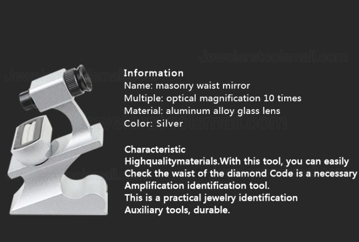 Diamond Recognition Identification Tool Jeweler Gemstone Waist Magnifier Diamond Scope Viewer Tool